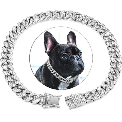 Pet Diamond Cuban Collar