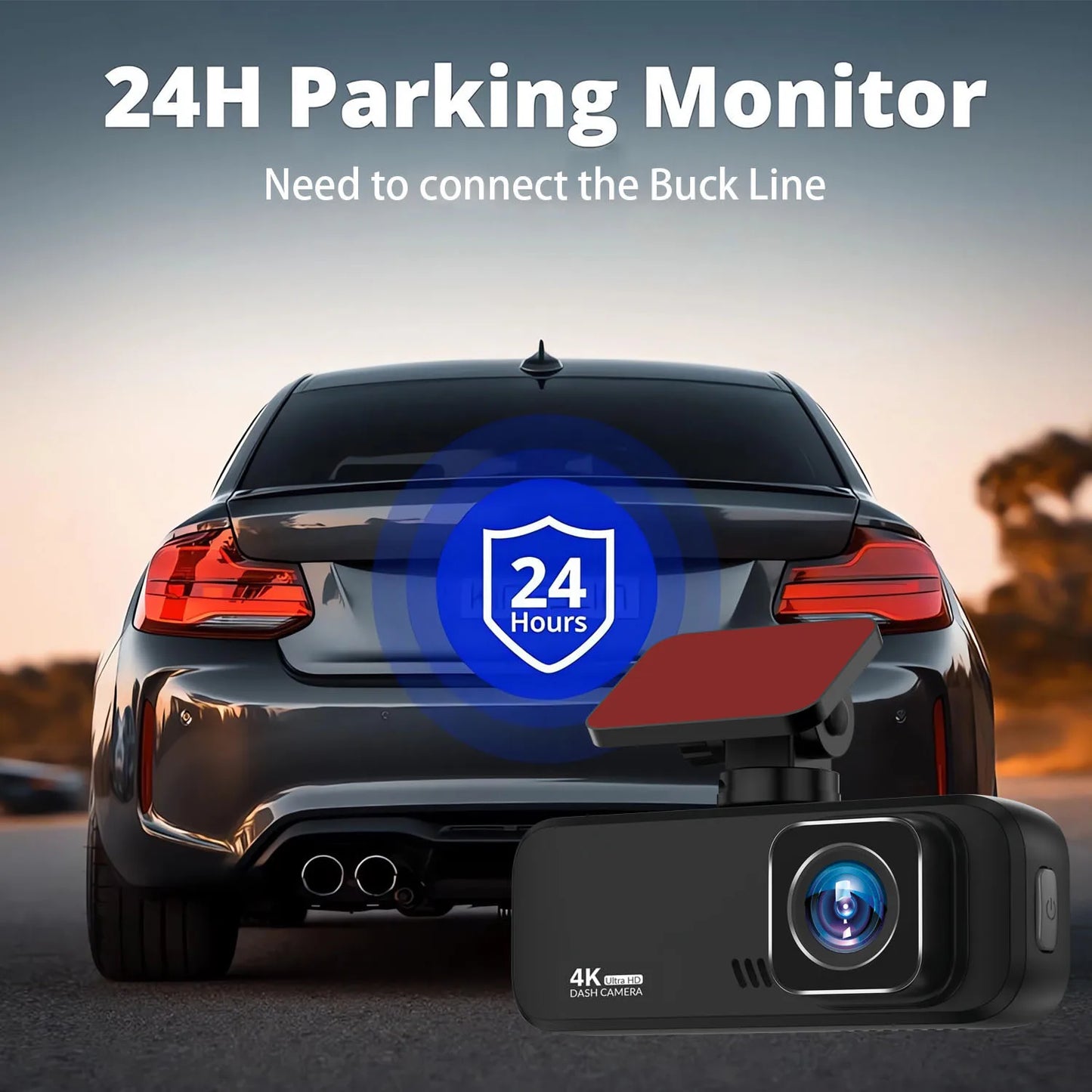 Dual Lens Car 4K Dash Cam