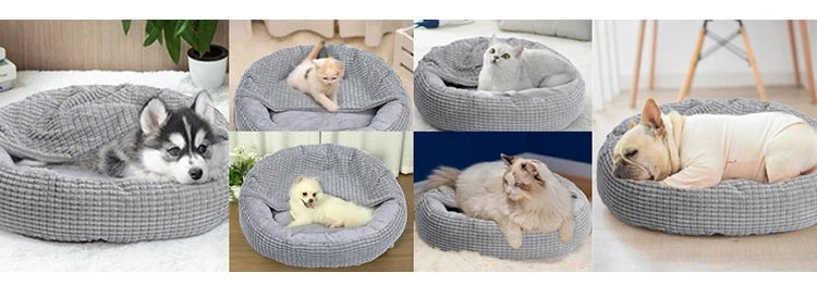 Round Pets Orthopedic Bed