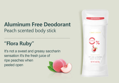 Aluminum Free Peach Deodorant