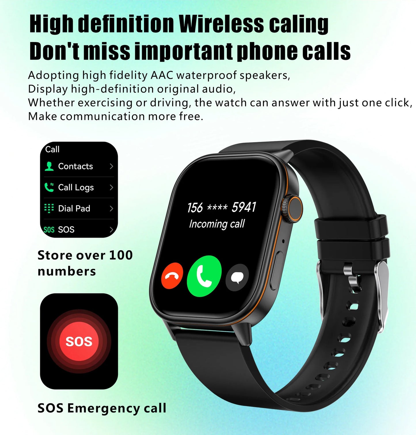 Android IOS GPS Smart Watch