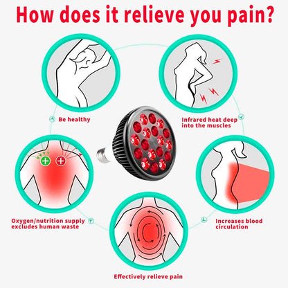 Face Red Light Therapy Lamp
