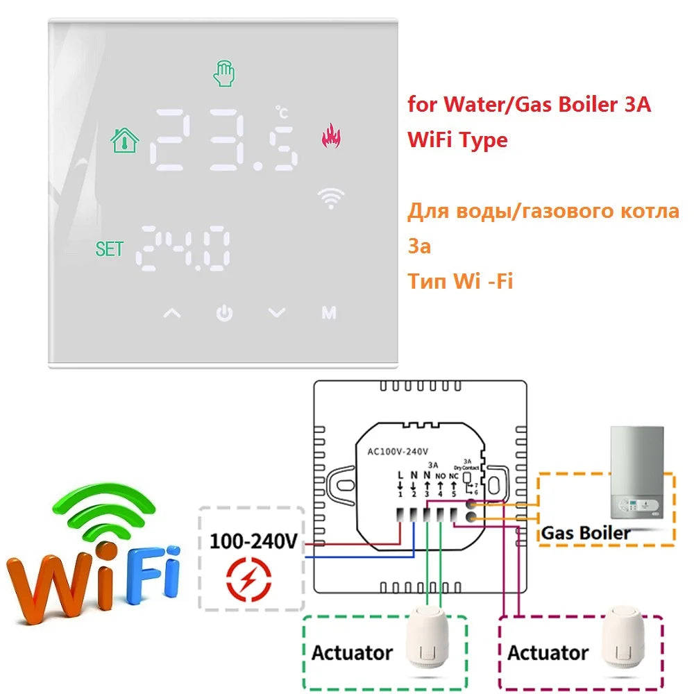 Smart LCD WiFi Thermostat