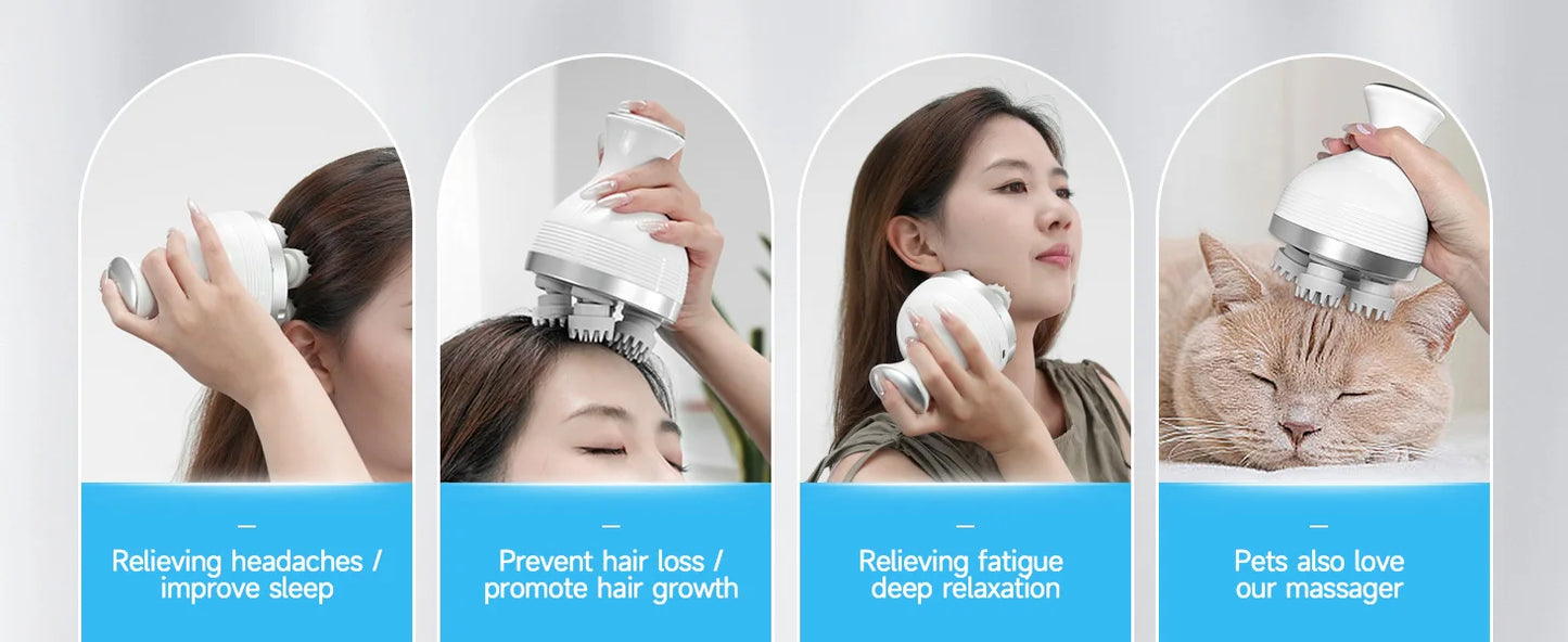 Electric Smart Head Massager