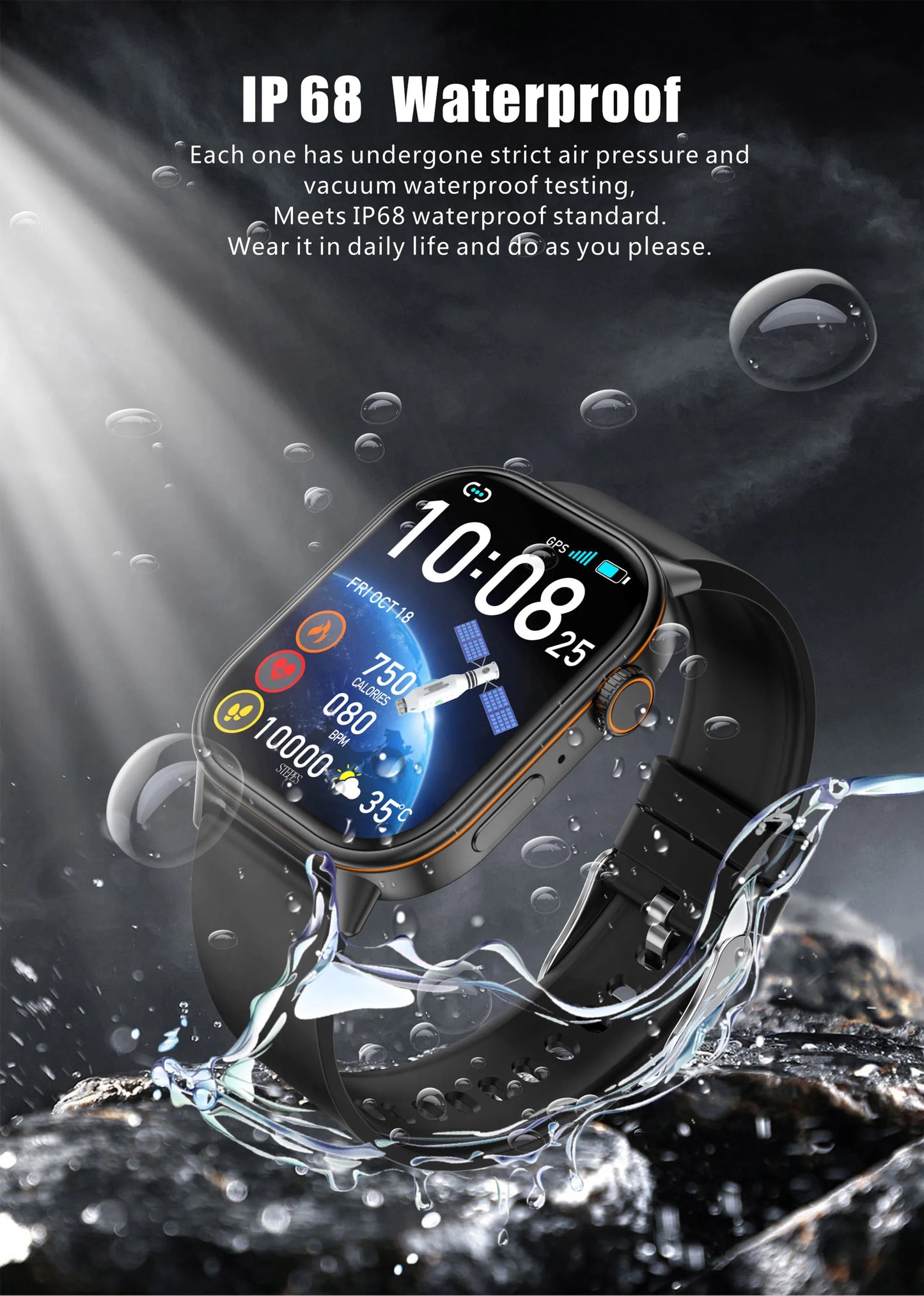 Android IOS GPS Smart Watch