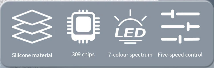 7 Color LED Face Mask