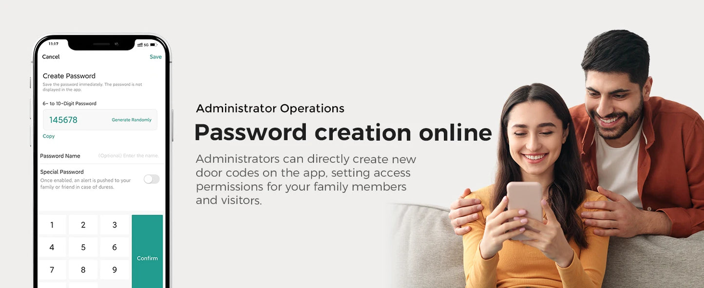 5-in-1 Smart Fingerprint Deadbolt