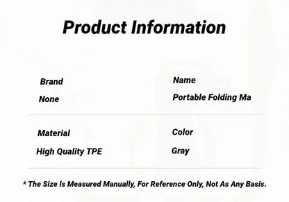 Eco Friendly Foldable Yoga Mat