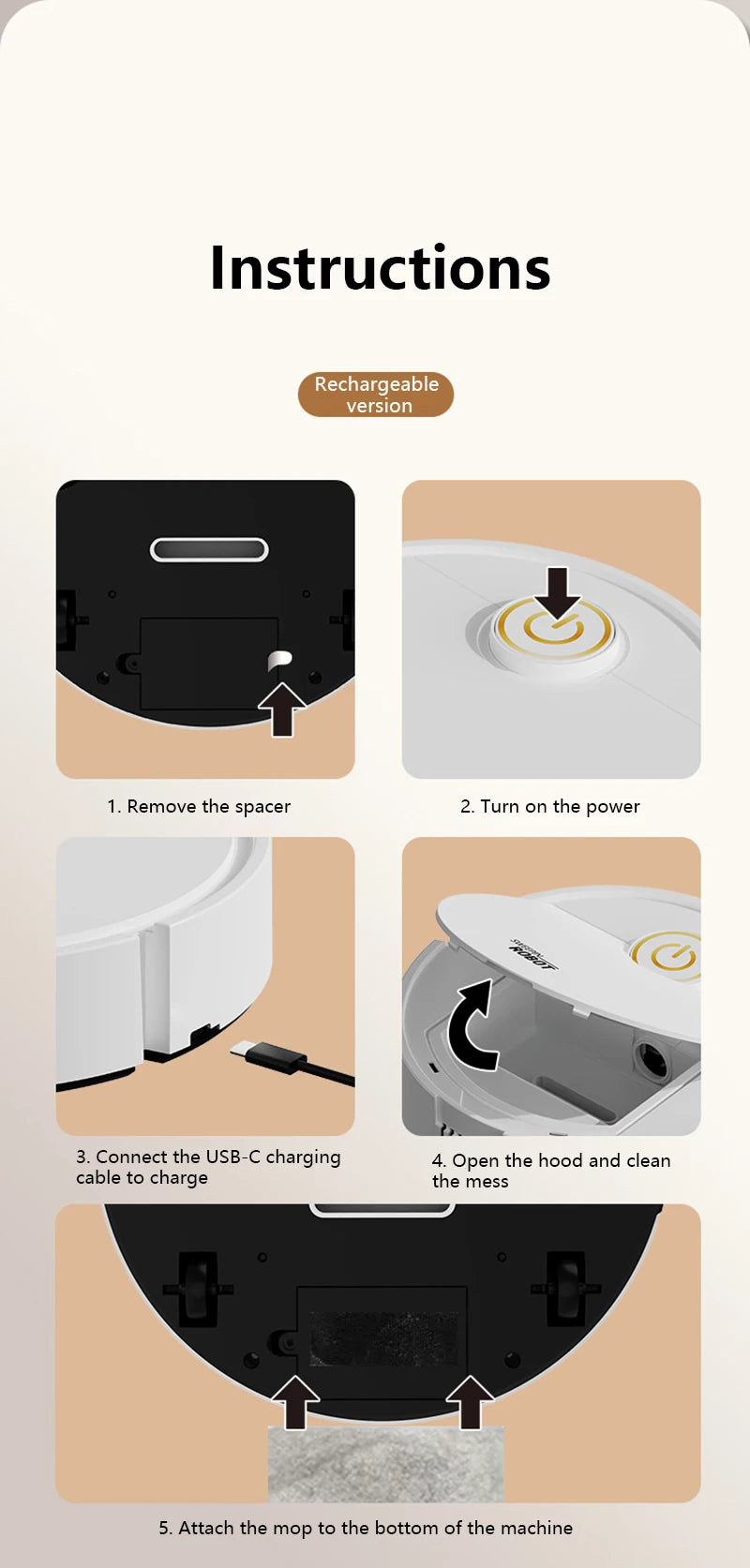 3-in-1 Smart Sweeping Robot