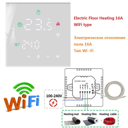 Smart LCD WiFi Thermostat