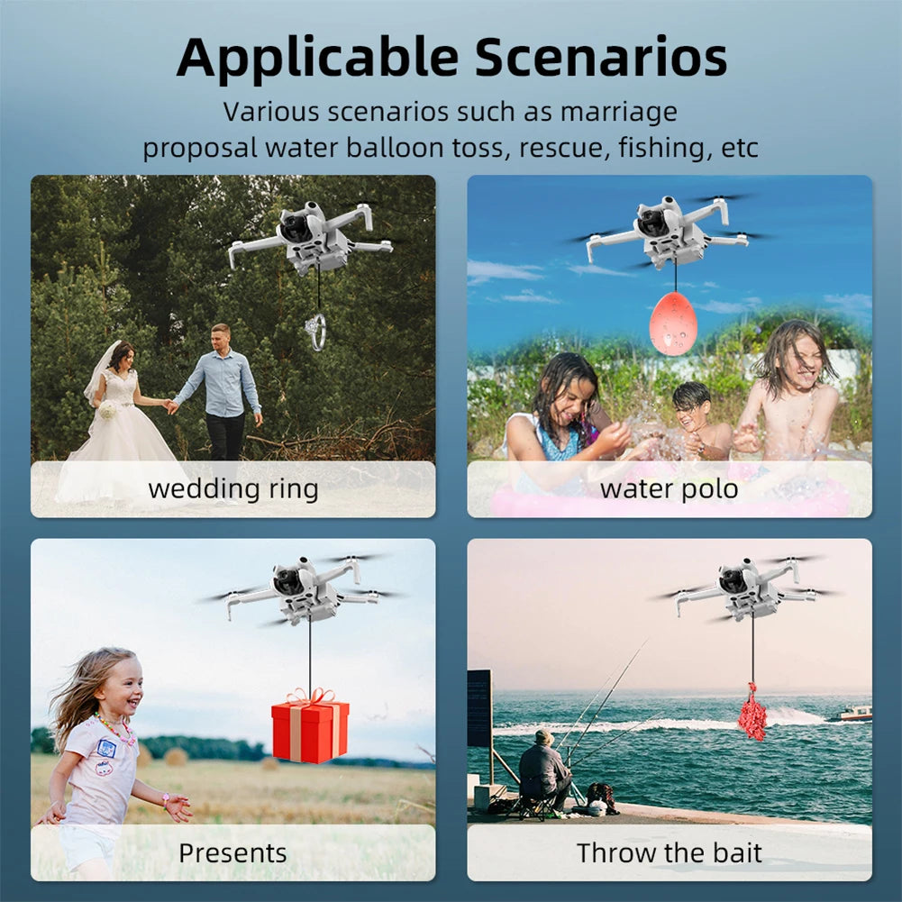 Drone Air Drop Thrower System