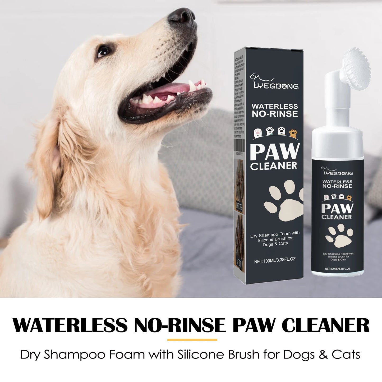 Pet Waterless Paw Cleaner