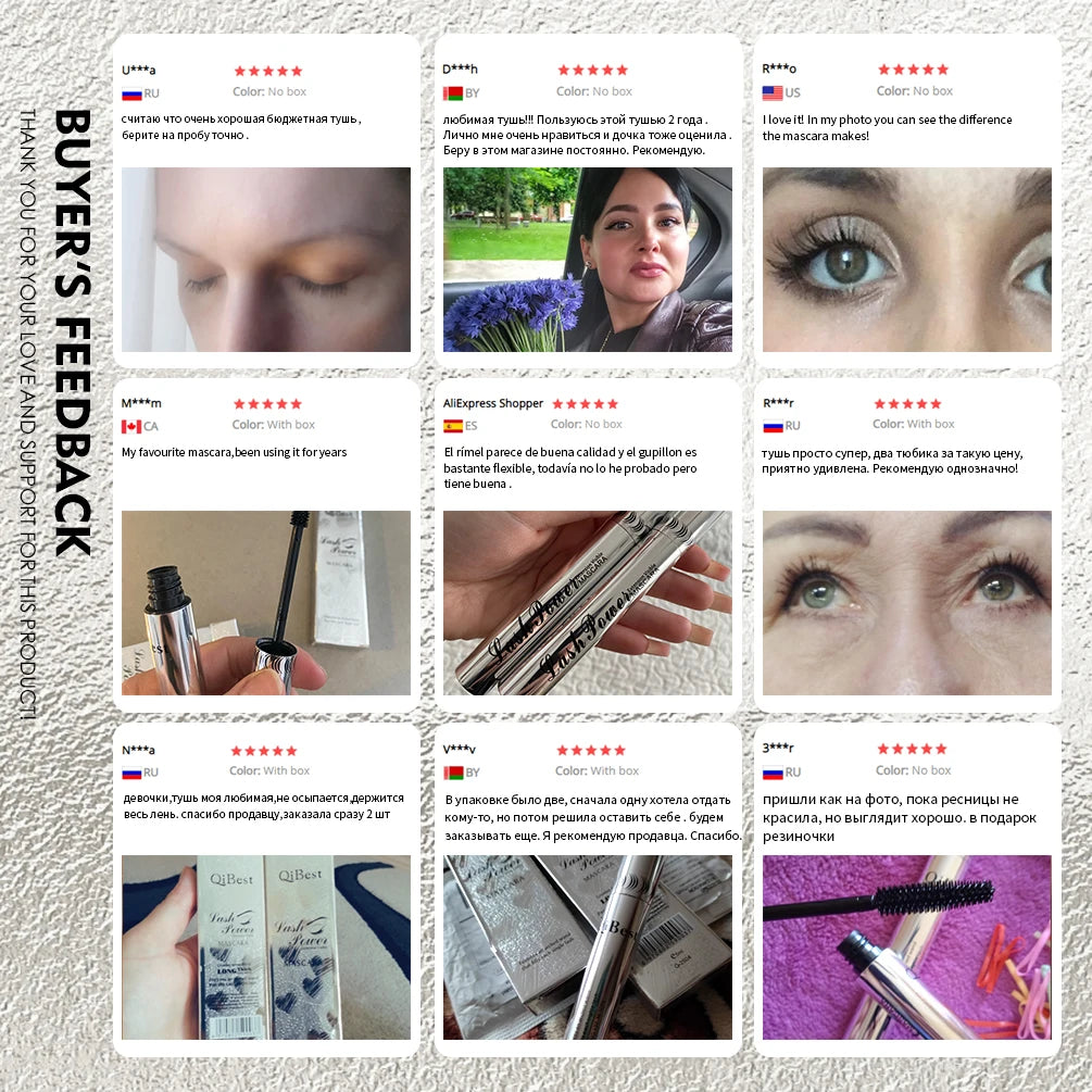 4D Curling Lash Black Mascara