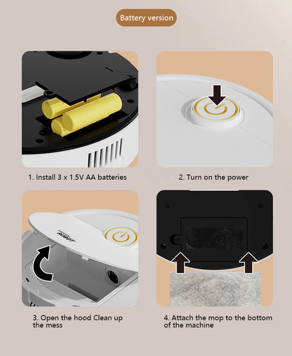 3-in-1 Smart Sweeping Robot