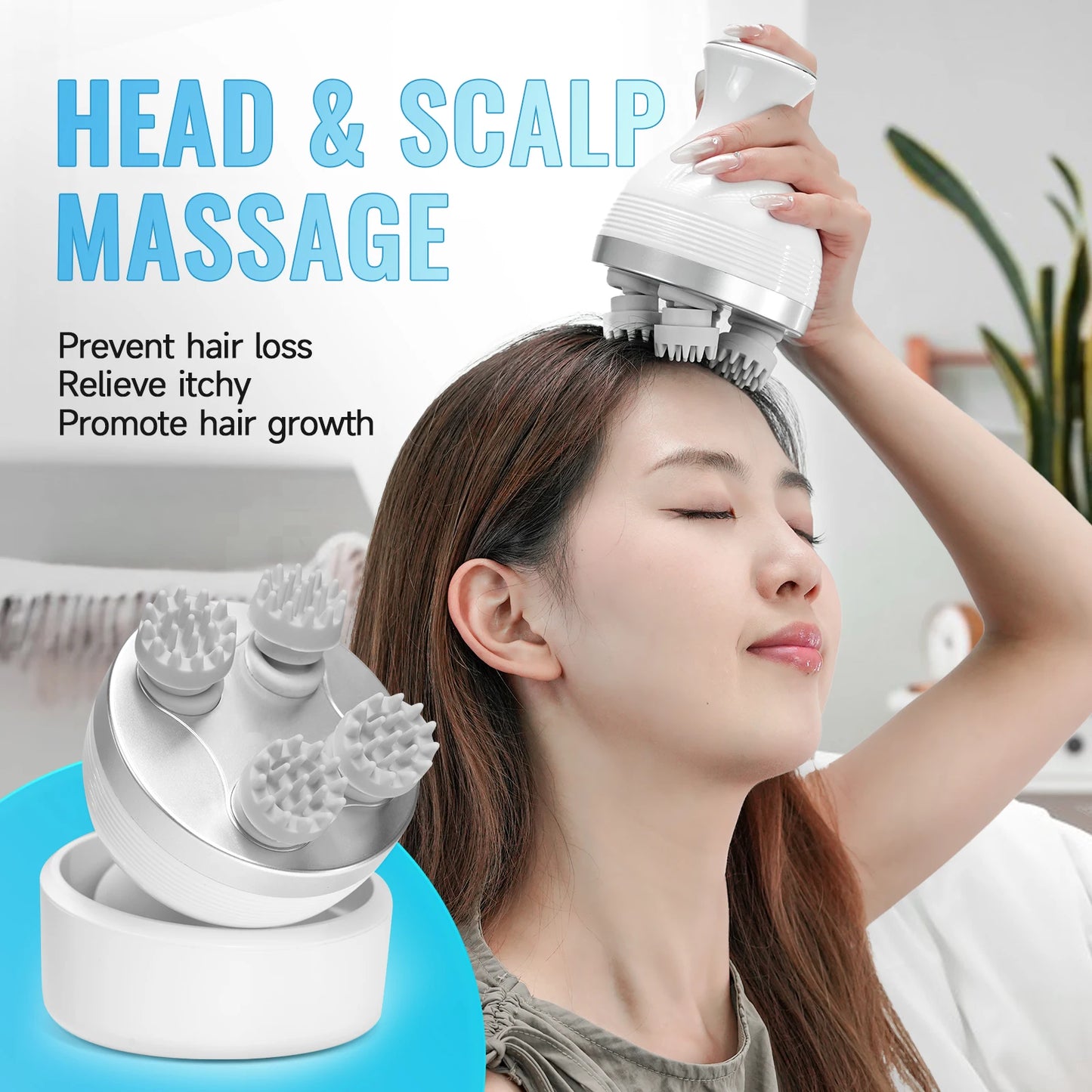 Electric Smart Head Massager