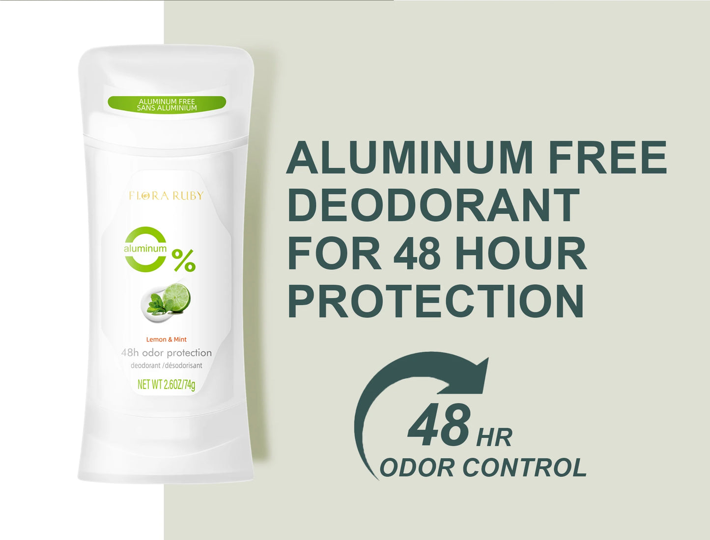 Aluminum Free Peach Deodorant