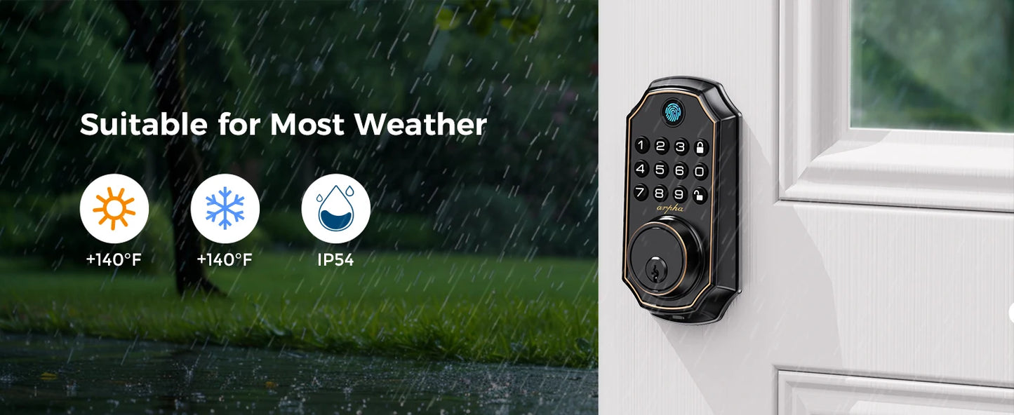 5-in-1 Smart Fingerprint Deadbolt