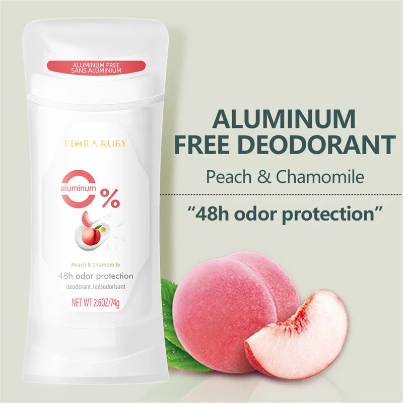 Aluminum Free Peach Deodorant