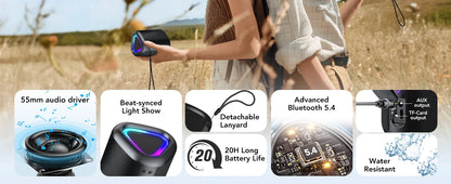 Portable Speaker with Led Light