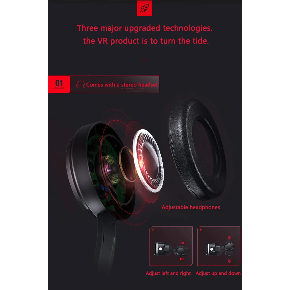 VR  Multifunctional 3D Glasses