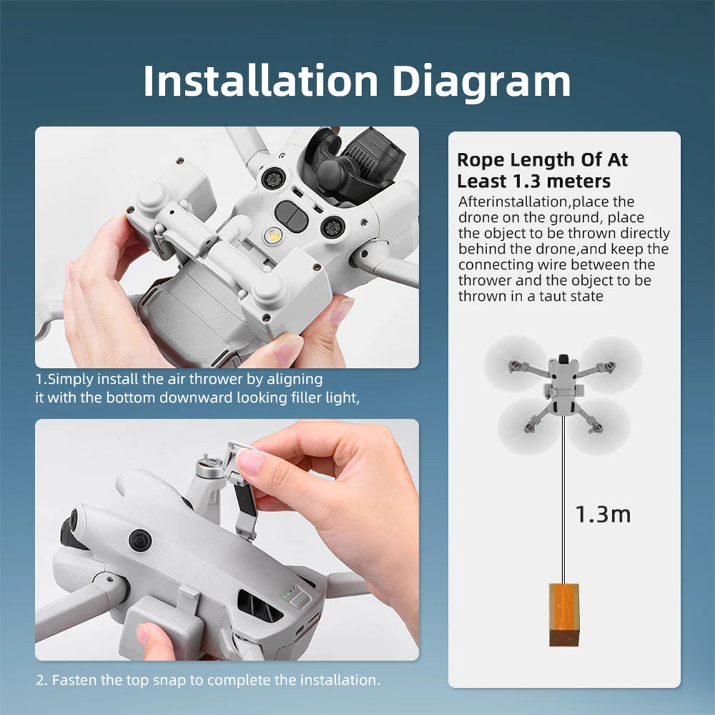 Drone Air Drop Thrower System