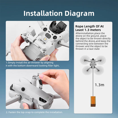 Drone Air Drop Thrower System