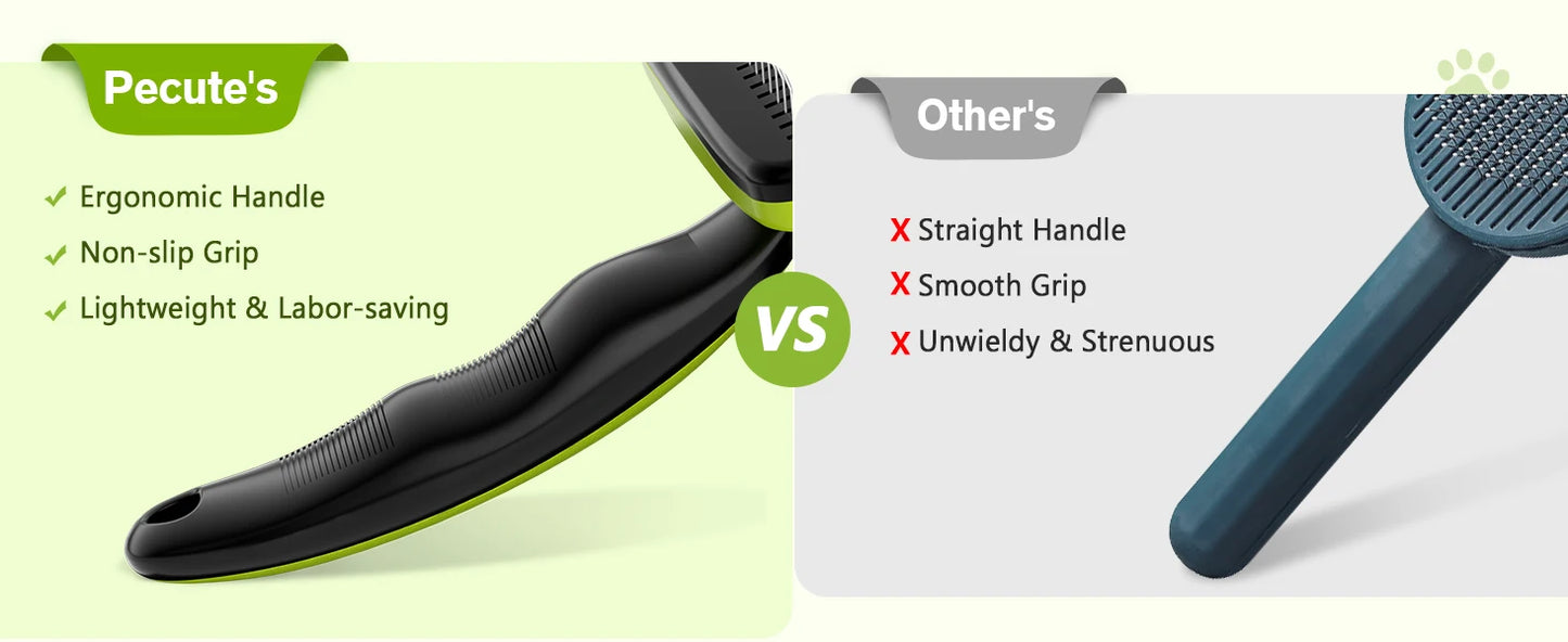 Pets Self-Cleaning Slicker Brush