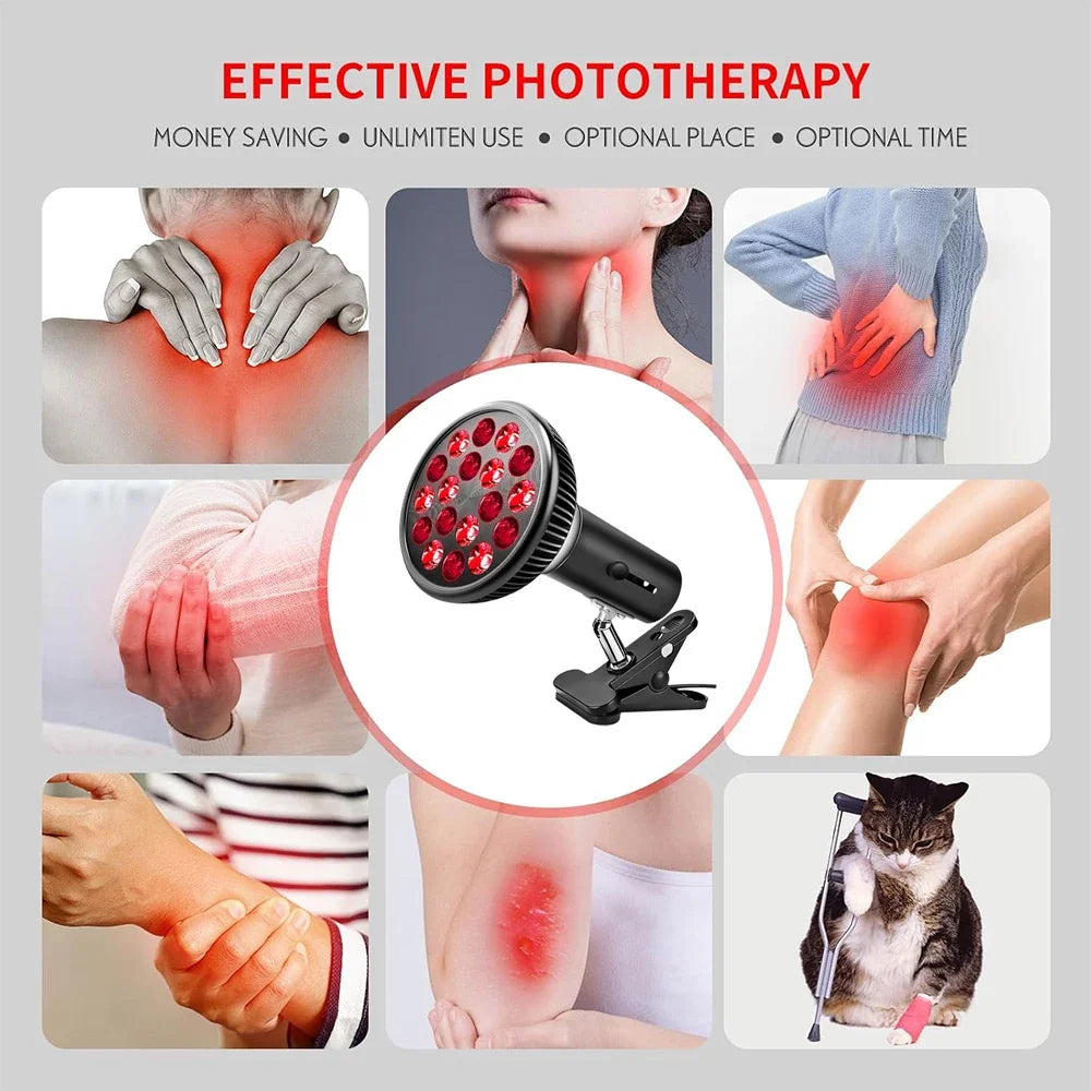 Face Red Light Therapy Lamp