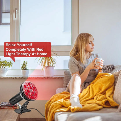 Face Red Light Therapy Lamp