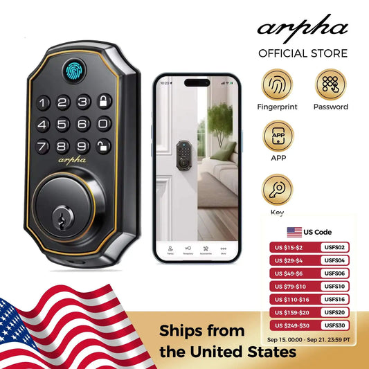 5-in-1 Smart Fingerprint Deadbolt