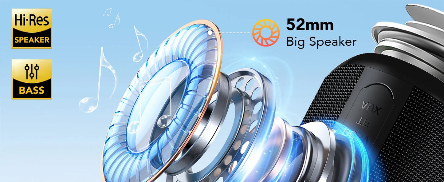 Portable Speaker with Led Light