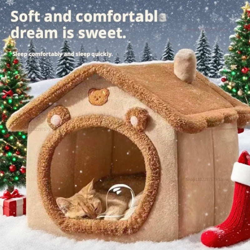 Foldable Washable Pets House