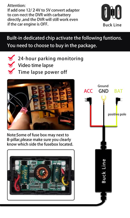 Dual Lens Car 4K Dash Cam