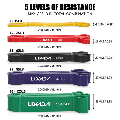 5 Packs Resistance Loop Bands