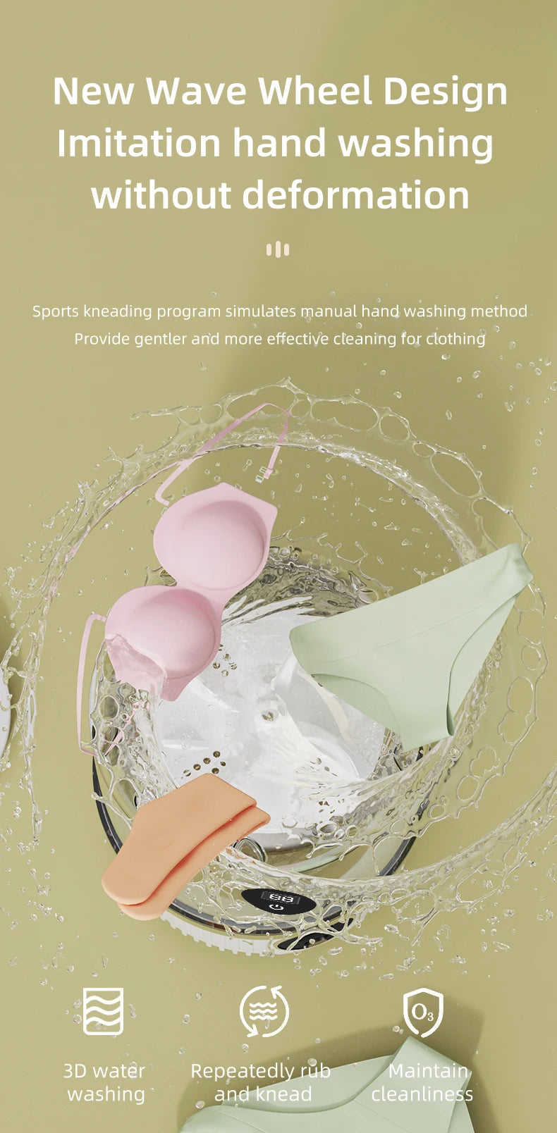 Mini Underwear Socks Washing Cup