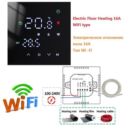Smart LCD WiFi Thermostat