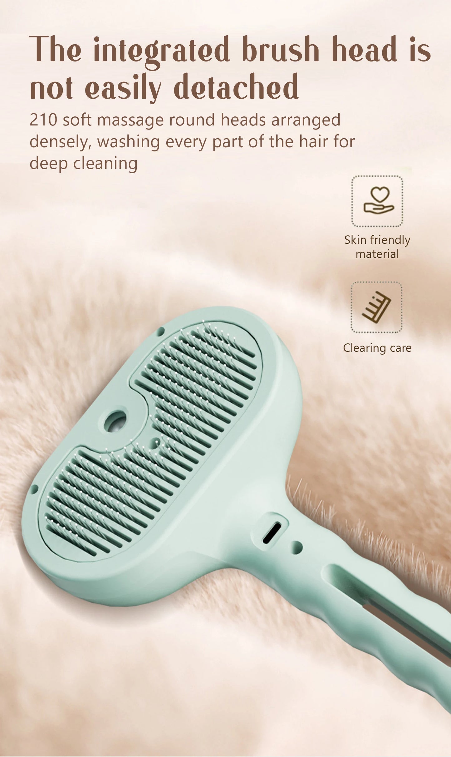 Pets Steam Massage Brush