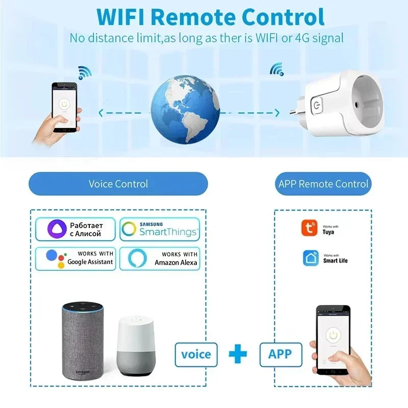 Smart Wifi Plug with Power Monitor