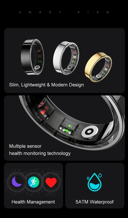 Smart Health Monitor Ring