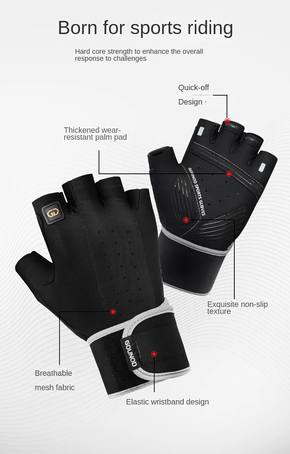 Fitnes Half Finger Gloves