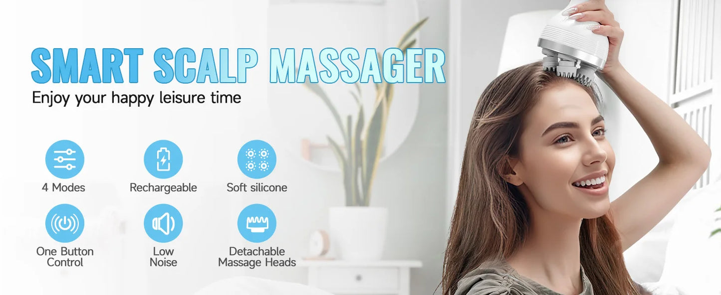 Electric Smart Head Massager