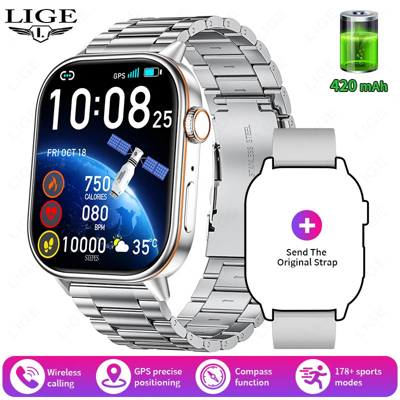 Android IOS GPS Smart Watch