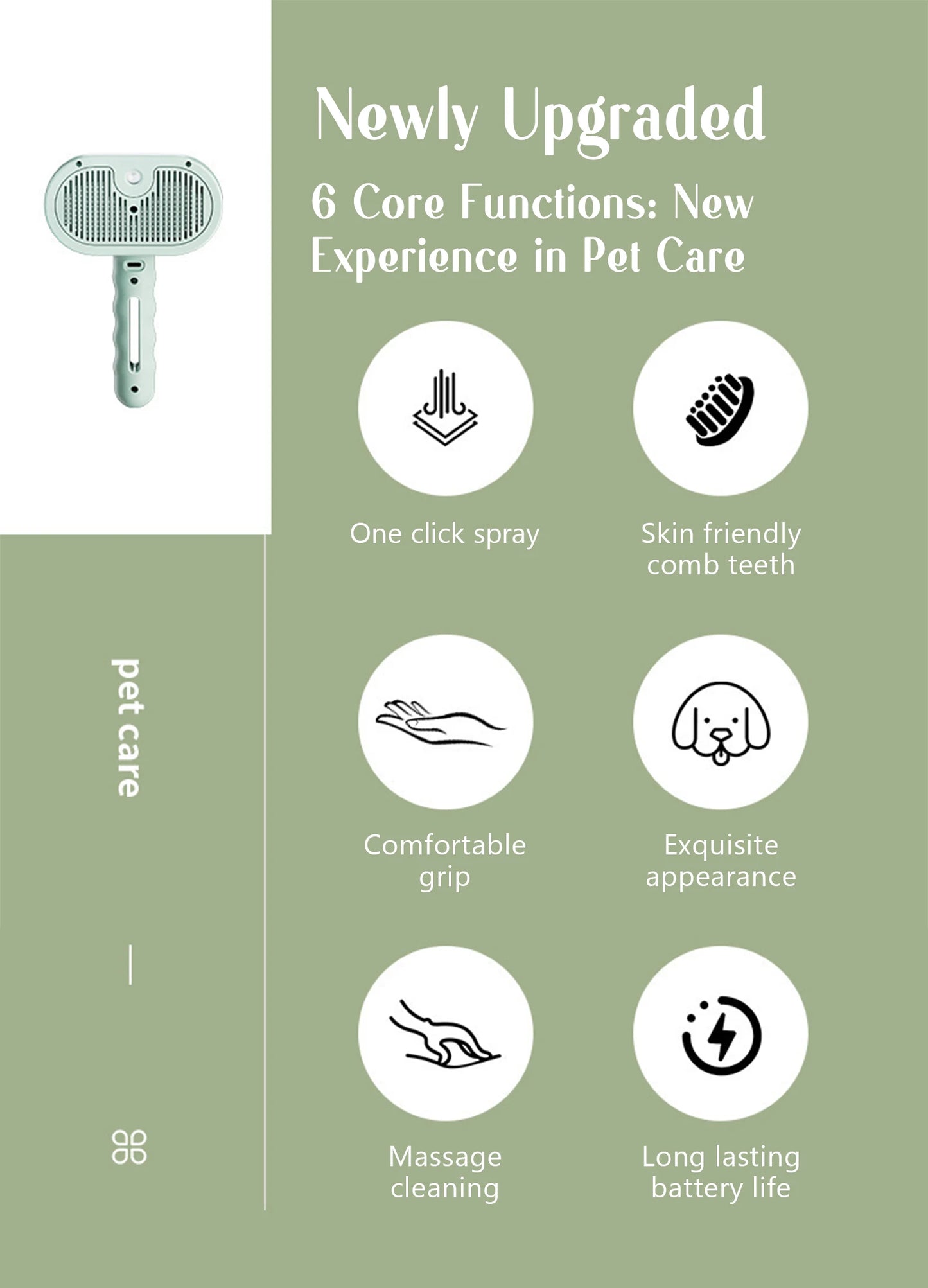 Pets Steam Massage Brush