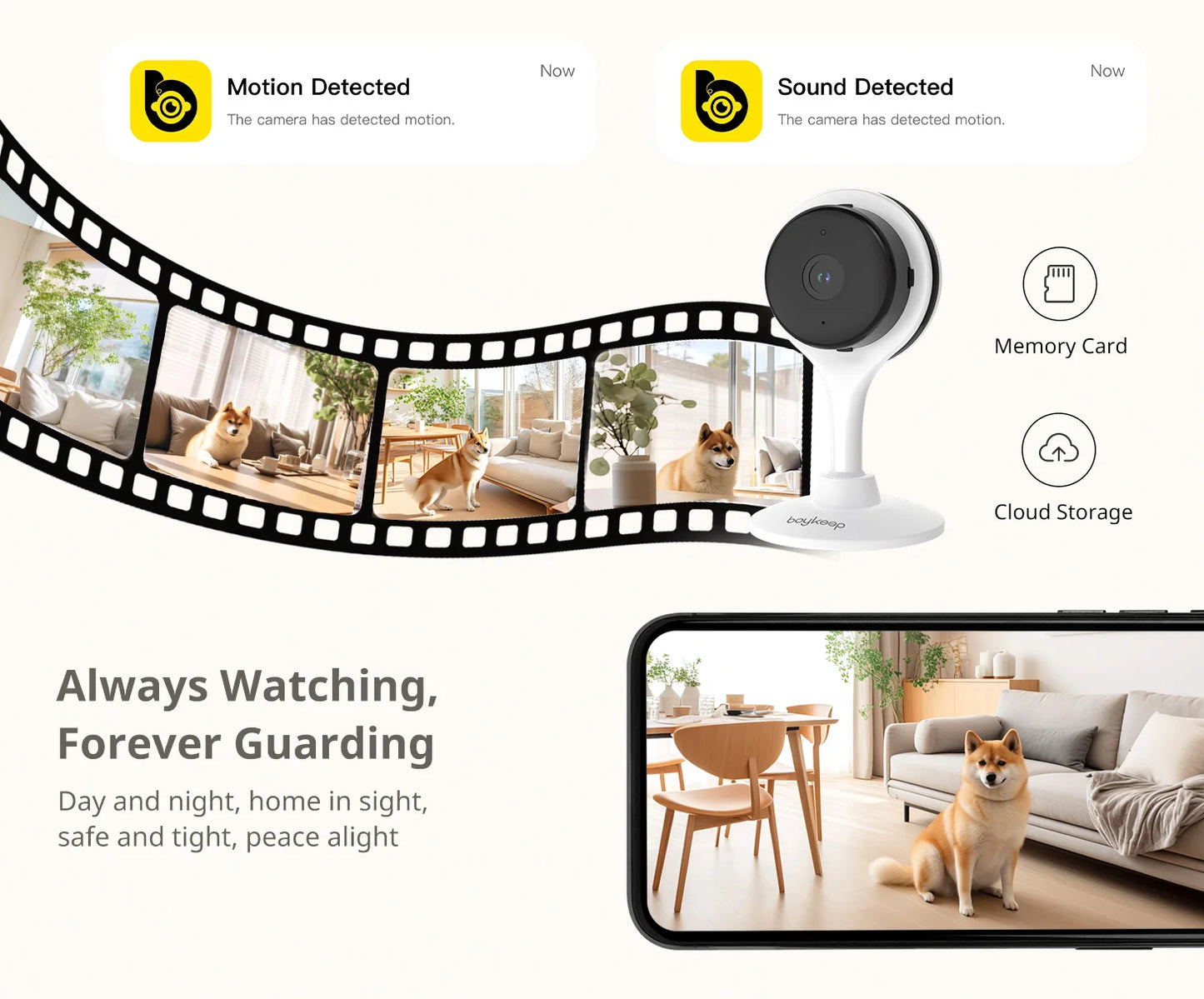 Pet Wi-Fi Indoor Security Camera