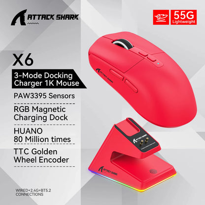 Attack Shark X6 Bluetooth Mouse