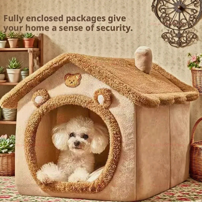 Foldable Washable Pets House