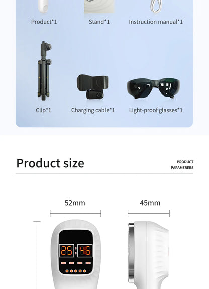 Recahrgeable Red Light Beauty Device