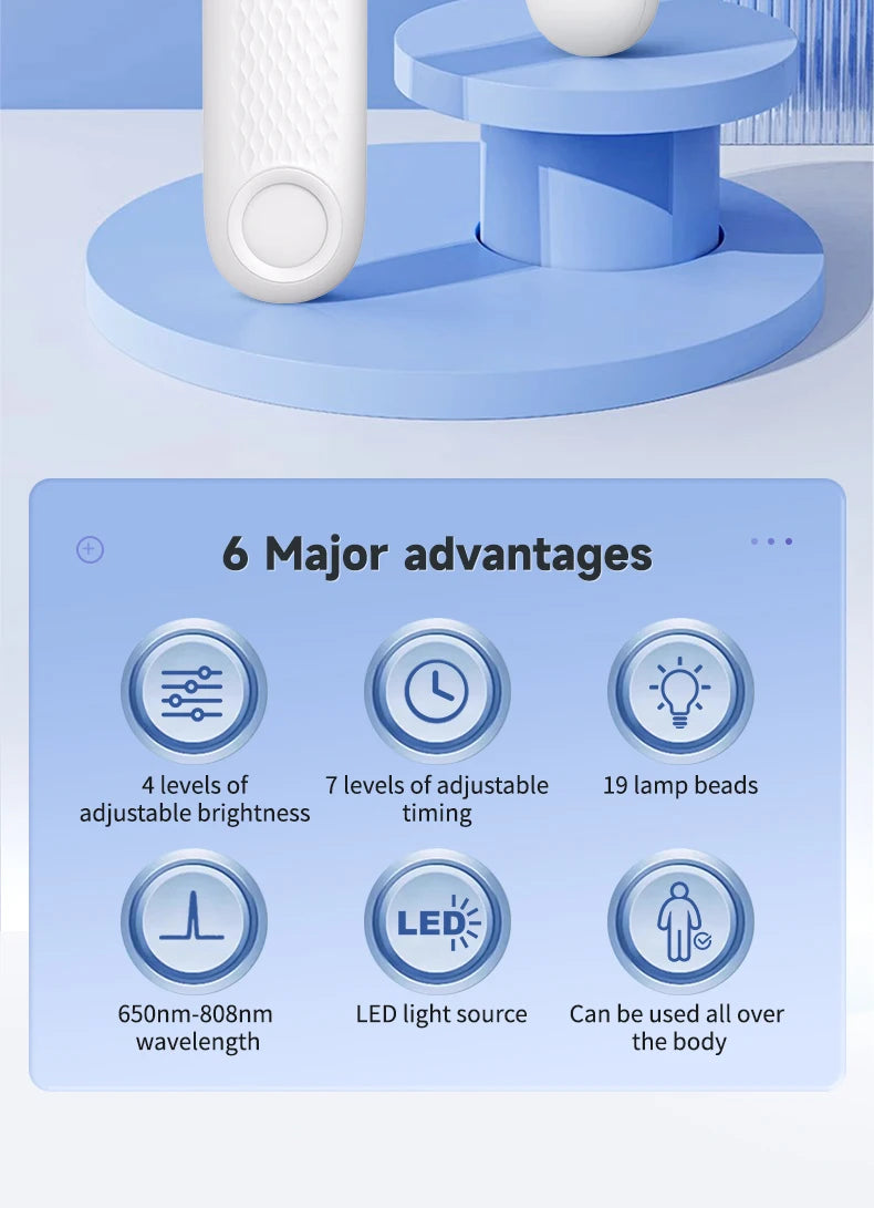 Recahrgeable Red Light Beauty Device