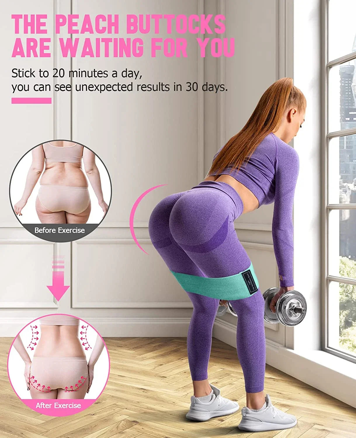 Hip Booty Resistance Bands