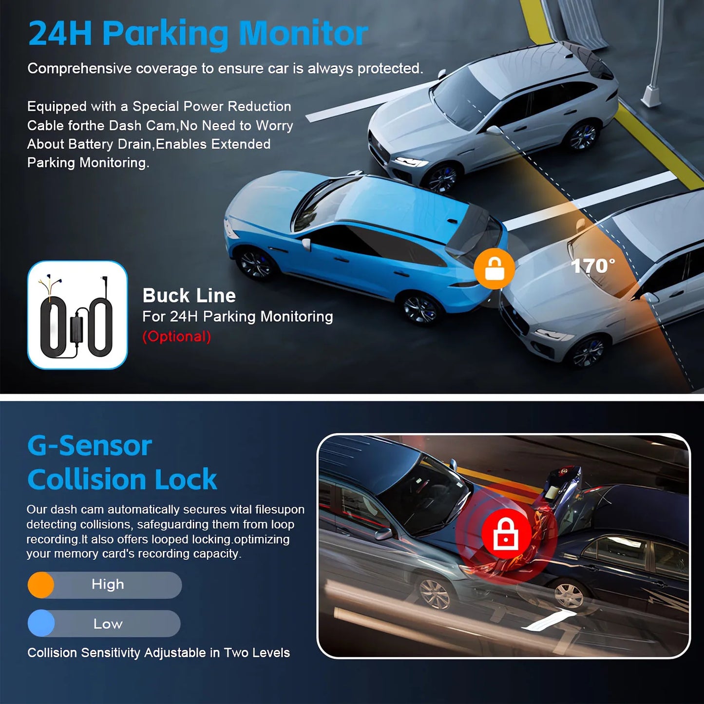 Dual Lens Car 4K Dash Cam